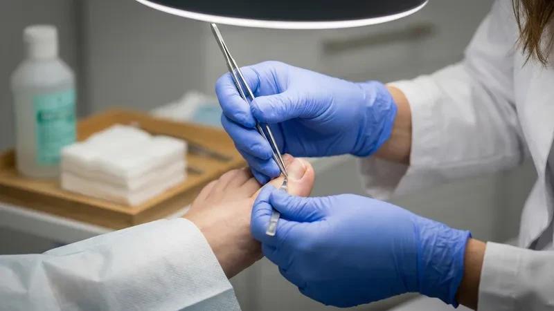 Servicio de Uñas Encarnadas en Clínica Podológica Carrera